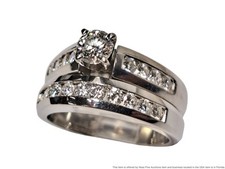 wedding ring set platinum for sale  Saint Petersburg