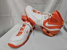 Nike 314184 911 Masculino Shox Elite TB Cores Branco Segurança Laranja Cromado EUA Tamanho 14 comprar usado  Enviando para Brazil