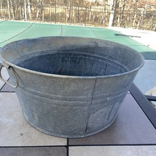 Vintage round galvanized for sale  Fulton