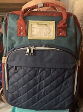 Usado, Mochila 3 em 1 Mommy Loves You Baby com almofada de troca e USB, colorida nova sem etiquetas comprar usado  Enviando para Brazil