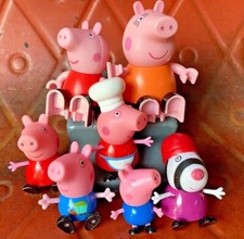 LOTE DE BONECOS DE AÇÃO OFICIAIS DE QUALIDADE BIG PEPPA PIG!!! TUDO EM EXCELENTE ESTADO!! comprar usado  Enviando para Brazil