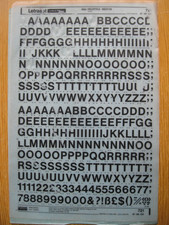 Letraset upper case for sale  YORK
