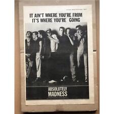 Madness absolutely poster for sale  CHESTERFIELD