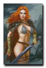 Sonja rossa dipinto usato  Spedire a Italy