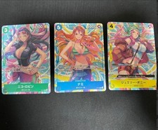 Conjunto de cartões promocionais evento ONE PIECE Heroines Nico Robin Nami Jewelry Bonney P-111~113 comprar usado Conjunto de cartões promocionais evento ONE PIECE Heroines Nico Robin Nami Jewelry Bonney P-111~113 comprar usado  Enviando para Brazil