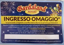 Gardaland coupon buono usato  Vaiano Cremasco