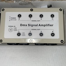 Saída 8 canais DMX DMX512 LED controlador amplificador de sinal divisor distribuidor comprar usado Saída 8 canais DMX DMX512 LED controlador amplificador de sinal divisor distribuidor comprar usado  Enviando para Brazil