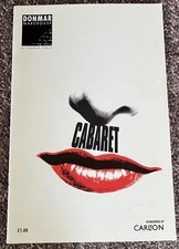 Cabaret program donmar for sale  BARNET