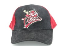 Boné de beisebol Kansas City T-Bones Minor League preto vermelho Strapback -KC comprar usado  Enviando para Brazil