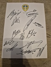 Signed leeds united for sale  LINCOLN
