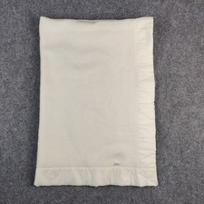 Cobertor de bebê vintage Chatham branco berço acrílico com encadernação de cetim 34" X 48" comprar usado  Enviando para Brazil