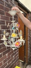 Vintage toleware floral for sale  SALISBURY