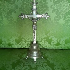 Crucifix xviiième bronze d'occasion  Vigeois