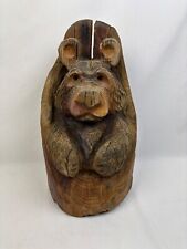 Vtg carved wood for sale  Raleigh