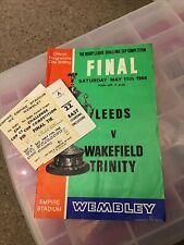 Challenge cup final for sale  WAKEFIELD