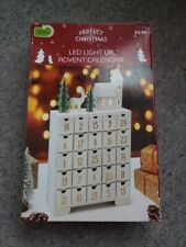 Wooden light advent for sale  RUSHDEN