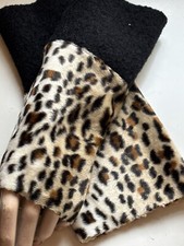 Handstulpen pulswärmer leopar gebraucht kaufen  Altena
