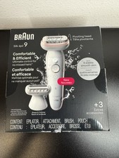 Depiladora Braun Silk-épil 9, dispositivo de depilação, barbeador e aparador feminino SES9-030 comprar usado  Enviando para Brazil