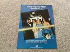 ABBA 1979 VOULEZ - VOUS LP OURO IMPRESSÃO ORIGINAL PÔSTER TIPO ANÚNCIO DISCOS ATLÂNTICOS, usado comprar usado  Enviando para Brazil