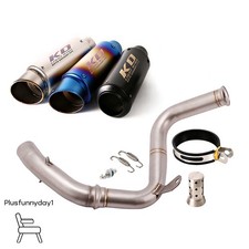 Usado, Silenciador de tubo médio de escape modificado 2" remover catalisador para Duke 390 RC390 17-20 comprar usado  Enviando para Brazil