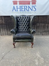 Vintage green leather for sale  BOSTON