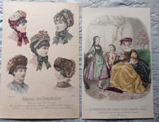 Gravures mode 1882 d'occasion  Dozulé