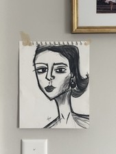 Original charcoal portrait for sale  Warner Robins