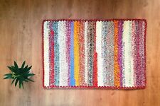 Multicolour stripe rectangular for sale  CARDIFF