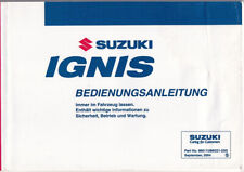 Suzuki ignis bedienungsanleitu gebraucht kaufen  Padenstedt