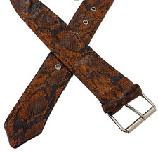 Faux snakeskin belt for sale  Alexandria