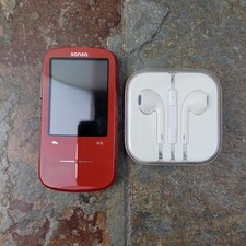 SanDisk Sansa Fuze+ (4GB) Odtwarzacz MP3 multimedialny czerwony testowany na sprzedaż  Wysyłka do Poland