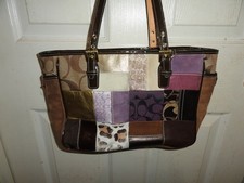 Coach patchwork tote for sale  Warner Robins