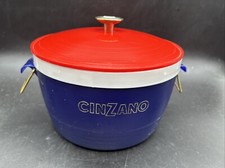 Usado, Balde de gelo vintage Cinzano vinho vermute bar térmico grande britânico Lilelware MCM comprar usado  Enviando para Brazil