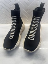 Tênis MOSCHINO preto e branco masculino 43 EUA 10 meias botas sola urso de pelúcia comprar usado Tênis MOSCHINO preto e branco masculino 43 EUA 10 meias botas sola urso de pelúcia comprar usado  Enviando para Brazil