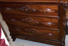 Solid walnut carved for sale  Joplin