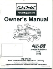 cub cadet 2145 for sale  Ilion