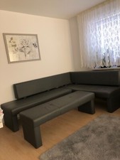 Eckbankgruppe leder grau gebraucht kaufen  München