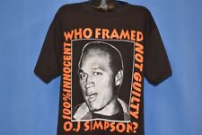 Vintage Anos 90 que incriminou Oj Simpson inocente 100% inocente não aperte T-shirt Xl comprar usado  Enviando para Brazil