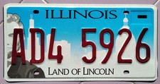 Targa illinois originale usato  Biella