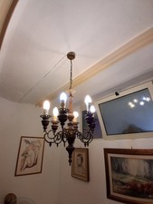 Lampadario antico legno usato  Firenze