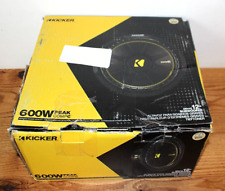 Subwoofer automotivo KICKER CompC 12 polegadas, 44CWCD124, 600W, duplo, 4 Ohms comprar usado  Enviando para Brazil