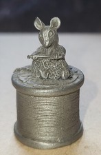 Pewter thimble mouse for sale  PRESTON