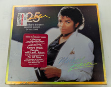 MICHAEL JACKSON 25th ANNIVERSARY THRILLER CD & DVD WITH SLIPCOVER SEALED comprar usado  Enviando para Brazil