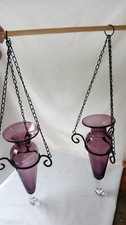 Large amethyst glass for sale  Summit Hill