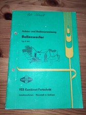 Anbau betriebsanleitung ballen gebraucht kaufen  Tangerhütte