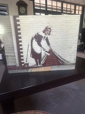 Banksy large canvas for sale  READING