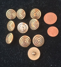 Gold metal 2cm for sale  SHEFFORD