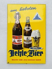 Emailschild jehle bier gebraucht kaufen  Schiffweiler