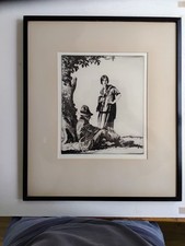 Dry point etching. for sale  MERRIOTT