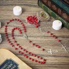 Wooden rosary bead for sale  DEWSBURY